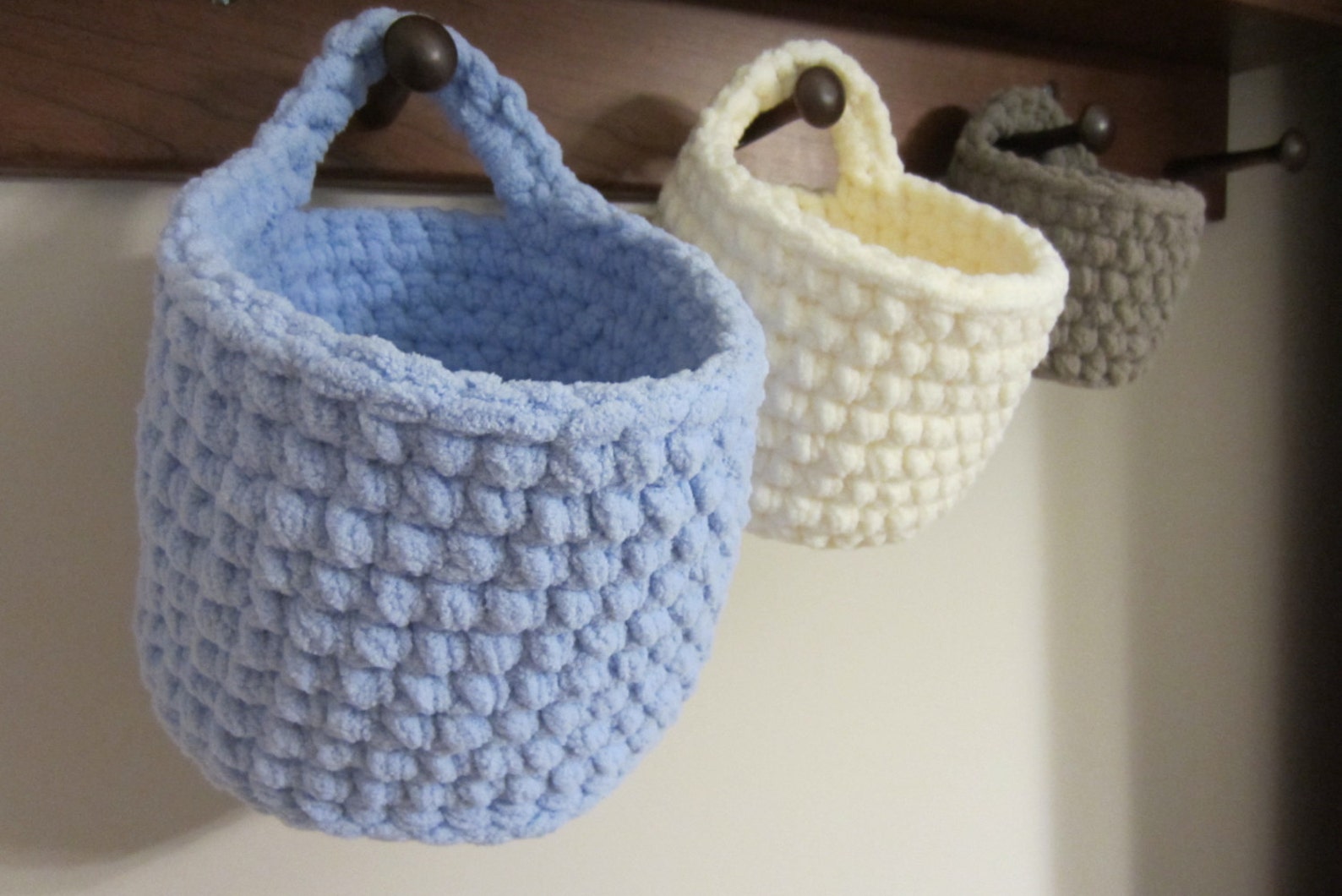 Crocheted Round Hanging Basket Pattern PDF Digital Download Etsy