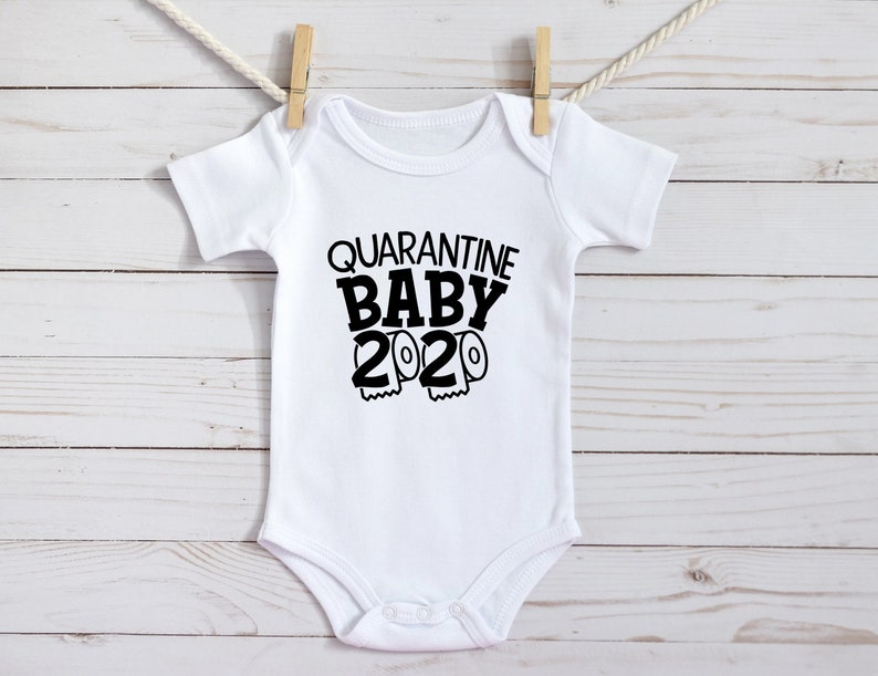 Download Quarantine Baby 2020 Baby Onesie Funny Baby Onesie | Etsy