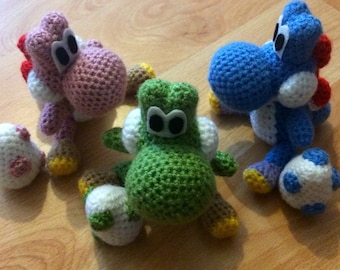 Yoshi Crochet Toy and Egg