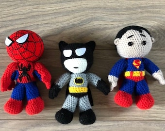 Superhero Crochet Dolls