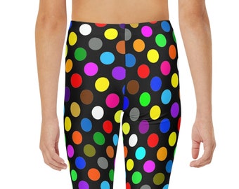 MULTI Color Polka Dots Pop Art Youth Full-Length Leggings