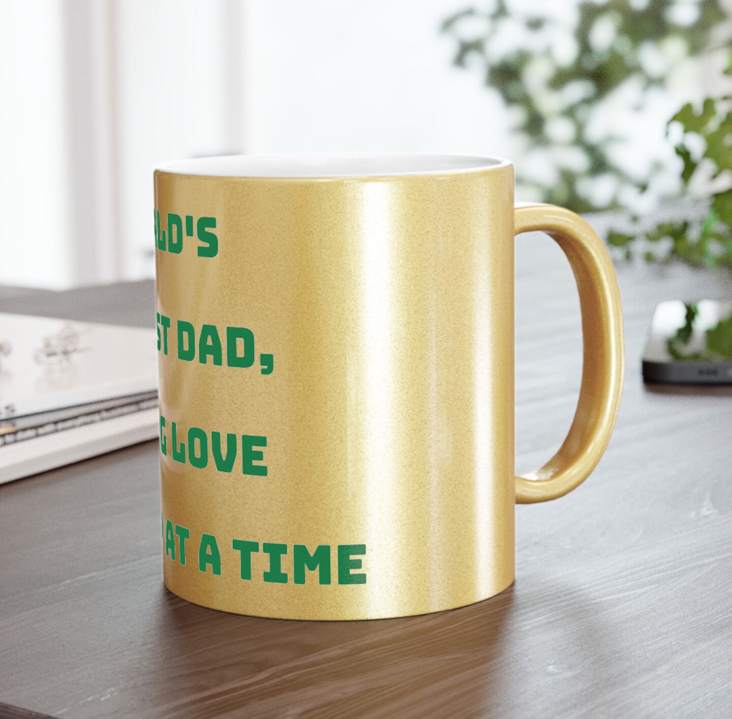 This Elegant Gold Mug is a Perfect Father's Day Gift. or a Gift for Any Day  for Your Fabulous Dad. - Etsy