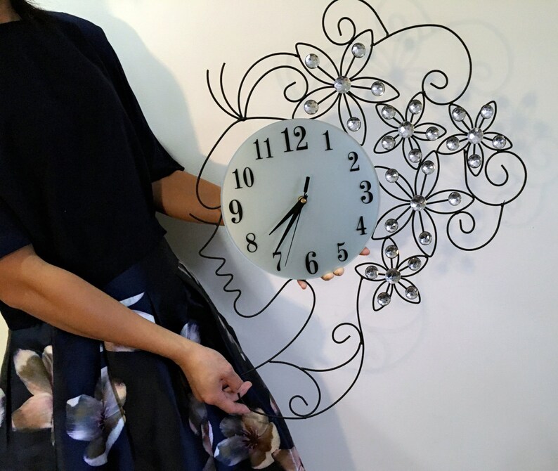 Modern fashion wall clock Etsy