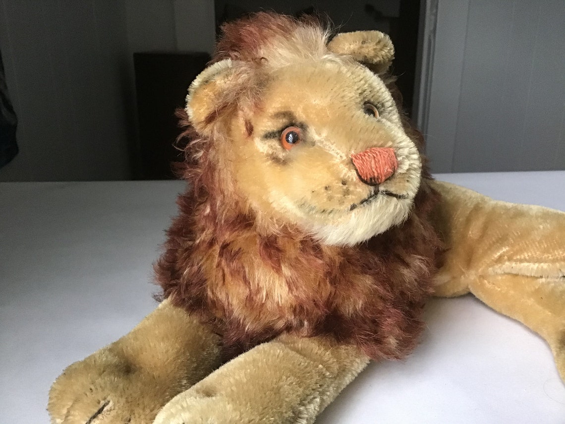 Vintage steiff mohair Leo the lion Etsy