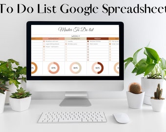 To Do List Spreadsheet Task Tracker Google Sheets Planner Spreadsheet ...