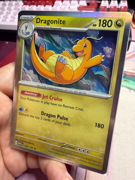 dragonite pokemon card 180 Dragonite Hp 180 Holo #149 Pokmon Card 2023