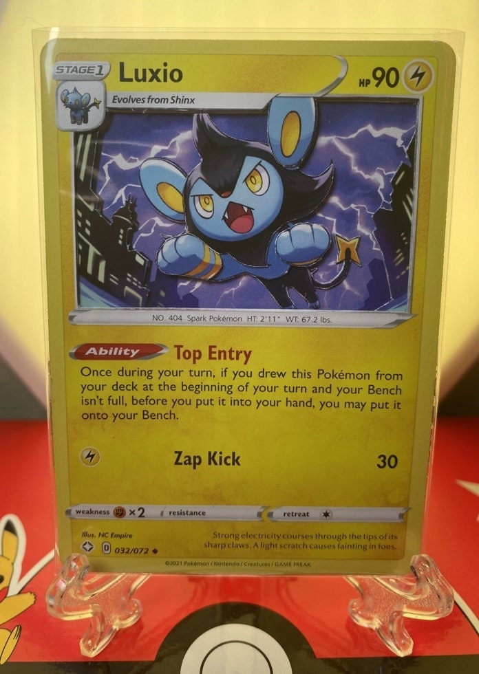 Luxio Pokemon Card