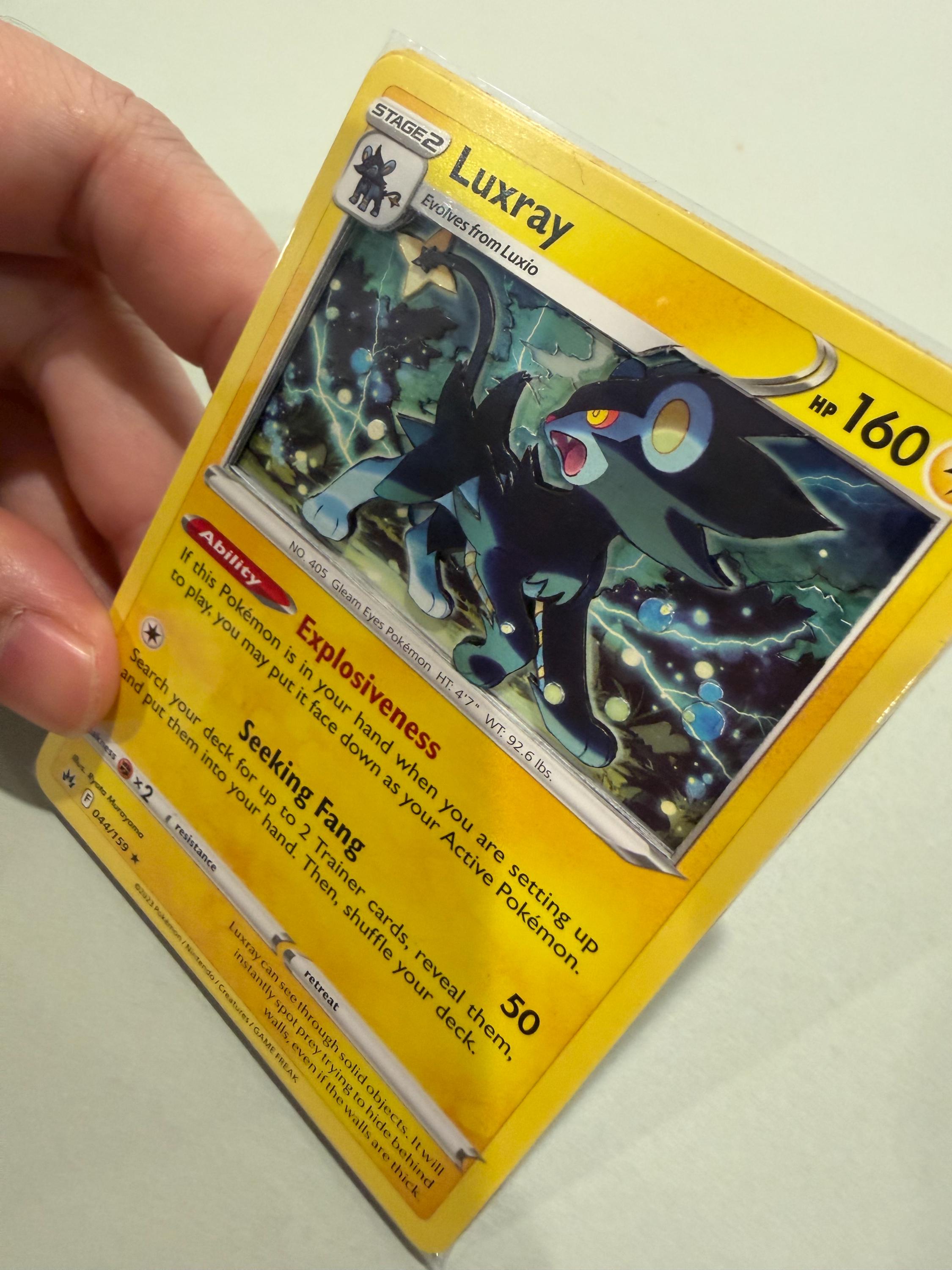 Luxray Card - Etsy Luxray Card - Etsy