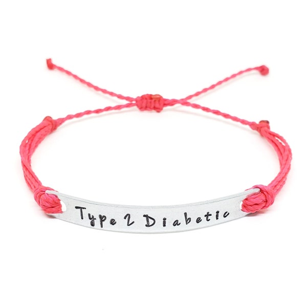 Diabetic Bracelet | Type 1 Diabetes Bracelet | Type 2 Diabetes Bracelet | Medical Alert Bracelet | Medical ID Bracelet | T1D Bracelet