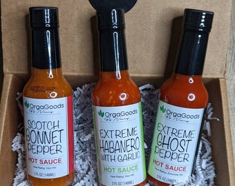 The Spicy Box from, Hot Sauce,  Gift box for holiday