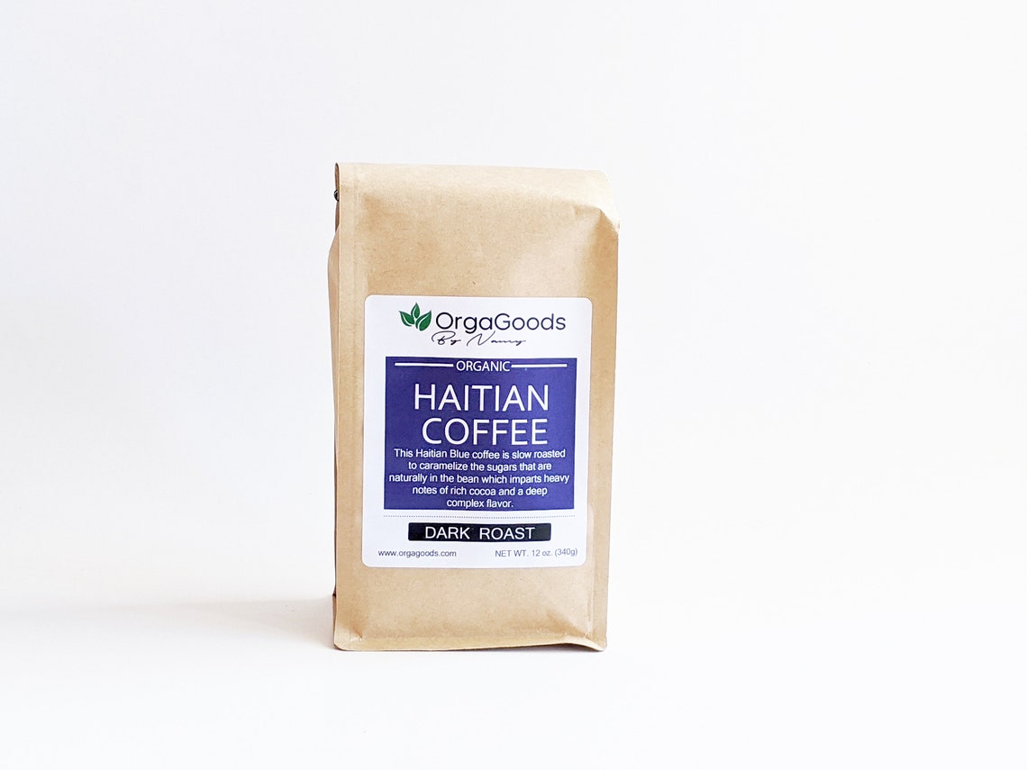 Organic Haitian Cofee 12 oz Kafe Kreyol Dark Roast Coffee Etsy