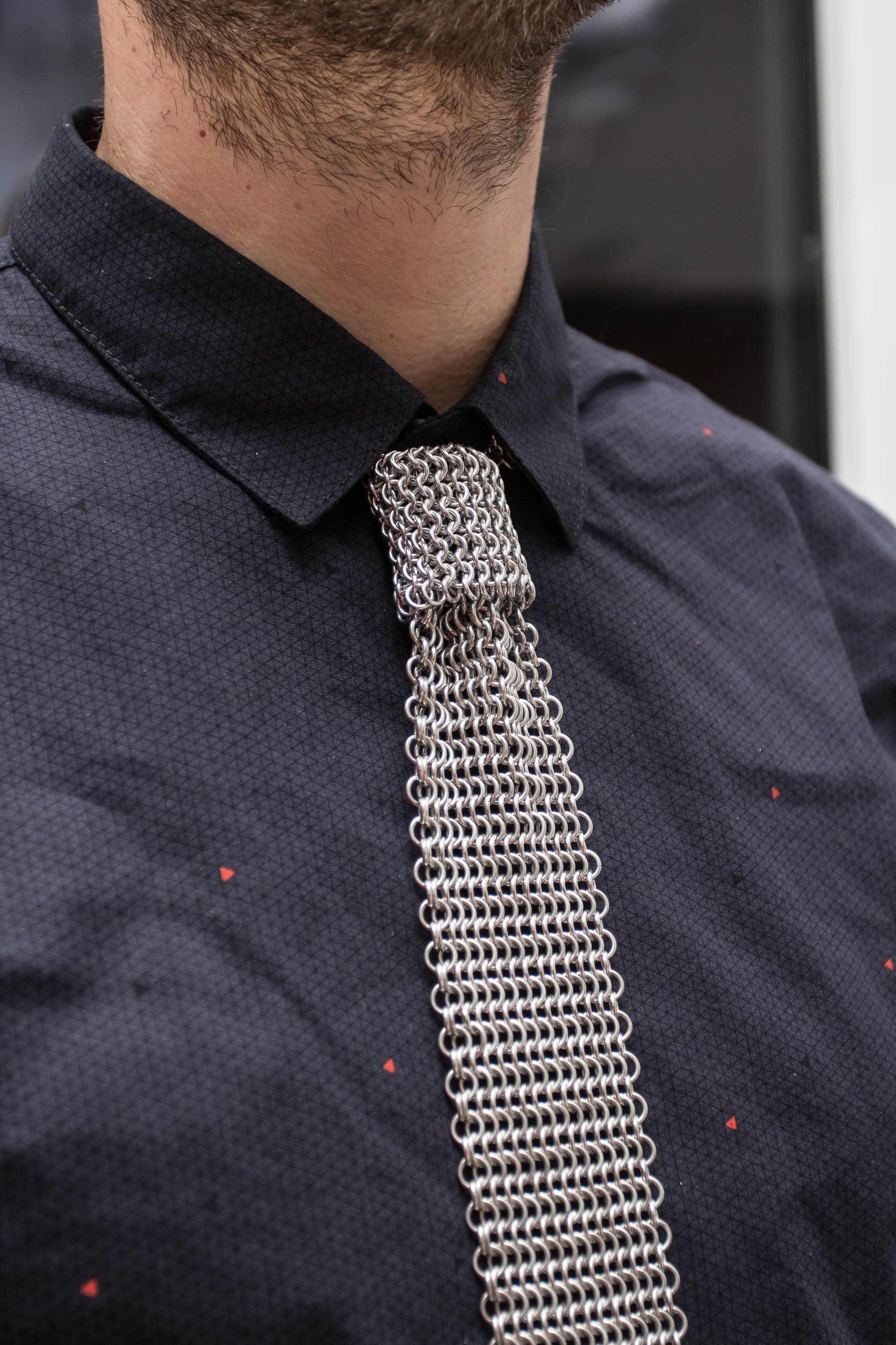 chainmail tie pattern