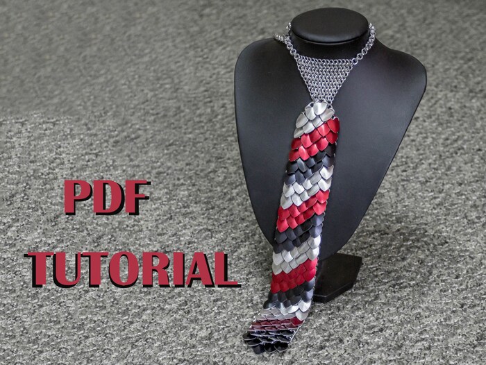 Chainmaille Necktie Etsy