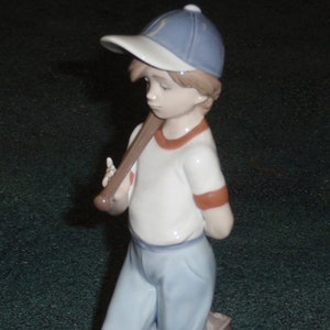 Lladro Baseball Boy - Etsy
