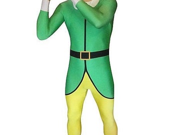 Buddy the Elf Costume Adult Christmas or Halloween Full Bodysuit Full Coverage - Various Sizes Available!