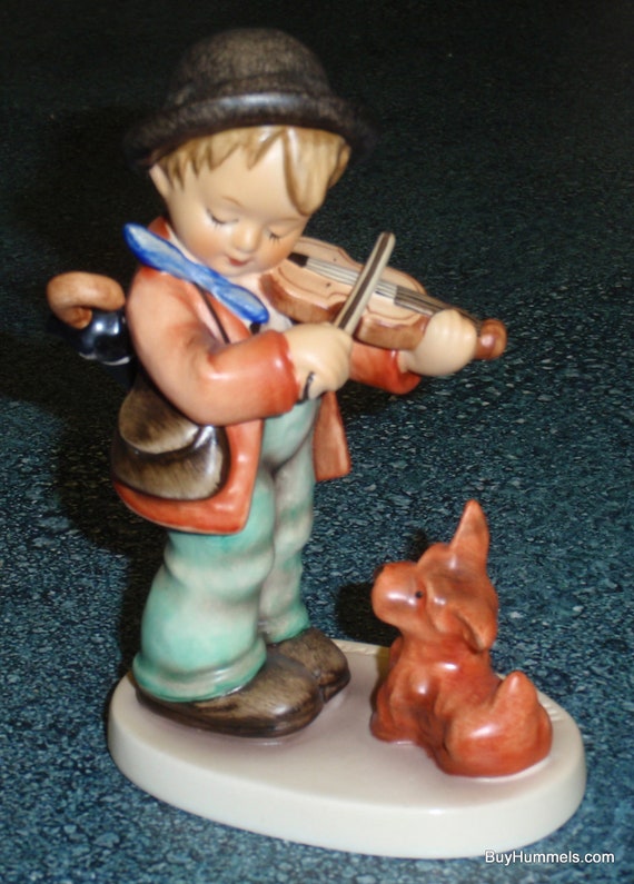 hummel boy playing violin