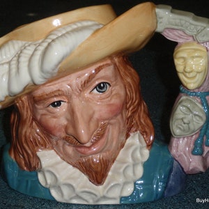 The &quot;Scaramouche&quot; Character Toby Jug D6814 by Royal Doulton Colourway - RARE Collectible Birthday Or Father&#39;s Day GIFT!