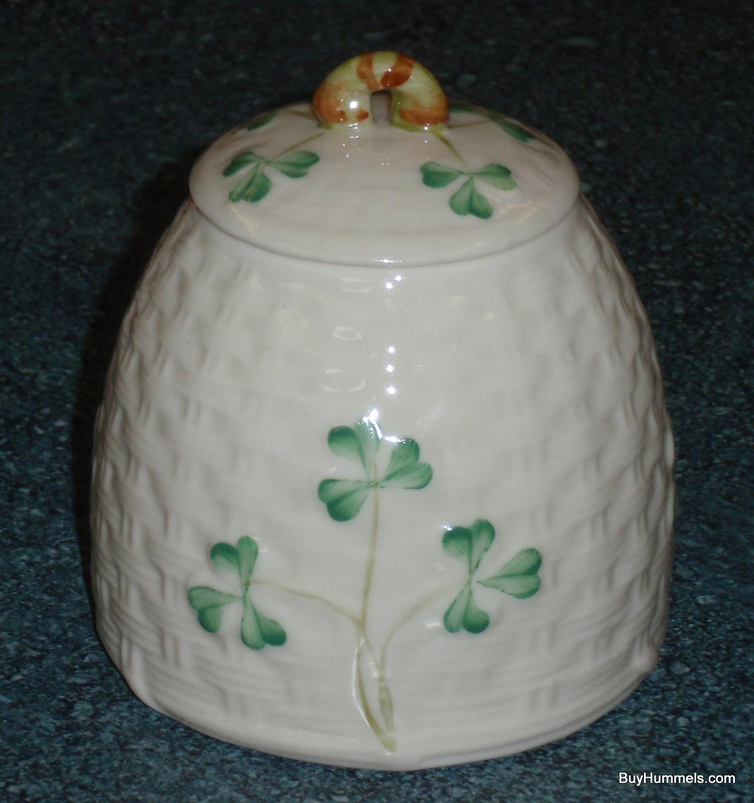 Irish Belleek Honey Pot - Etsy