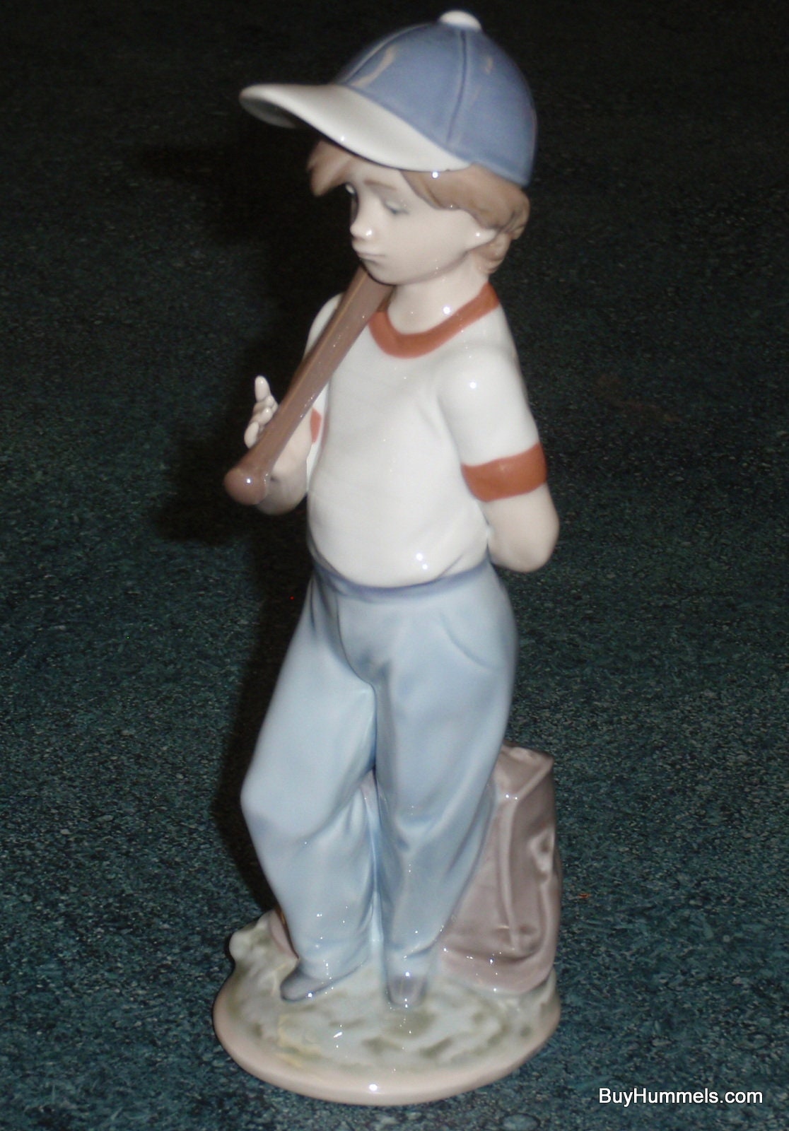 ￼リアドロの野球少年の置物です Can I Play」リヤドロ野球少年フィギュア #7160 かわいいコレクターズ