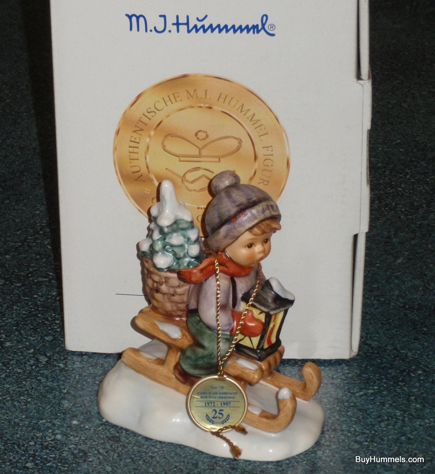 Ride Into Christmas Holiday Hummel Figurine #396 2/0 TMK7 With Box