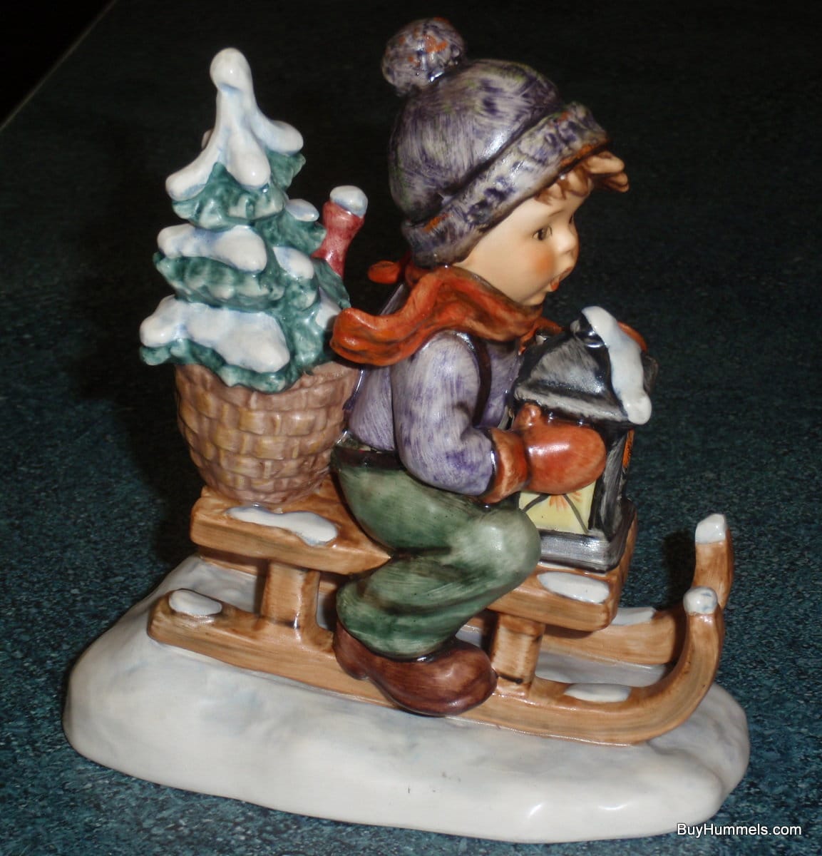 Goebel ゲーベル フンメルドール 396 クリスマス ソリに乗った少年