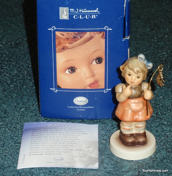 【美品】フンメル人形★Christmas Wish Music Box 1999 フンメル人形 ゲーベル