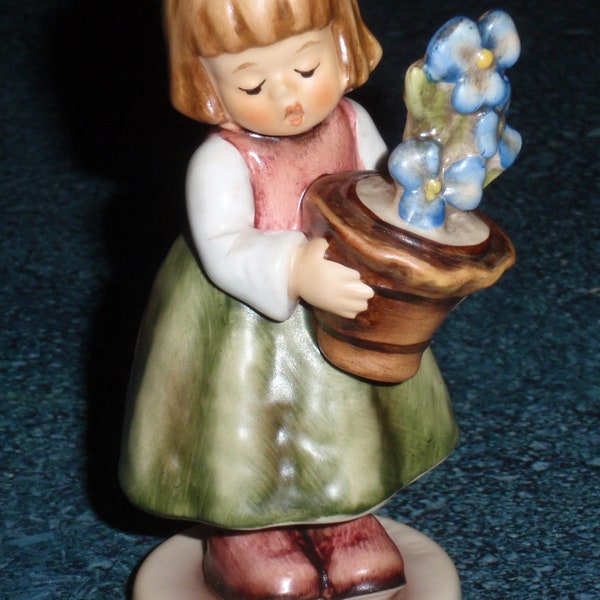 1st Issue "Birthday Present" Goebel Hummel Figurine #341/3/0 TMK7 Gift With Box - Cute Collectible Christmas Gift!