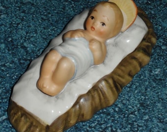 Figura de Goebel Hummel del "Niño Jesús" n.° 214/A/K, figura de 3,5 pulgadas del belén navideño - TMK6 - ¡EXCELENTE ESTADO!