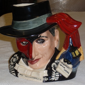 ULTRA RARE &quot;Phantom Of The Opera&quot; Royal Doulton Limited Edition Character Toby Jug D7017 - Collectible Christmas Or Birthday Gift!