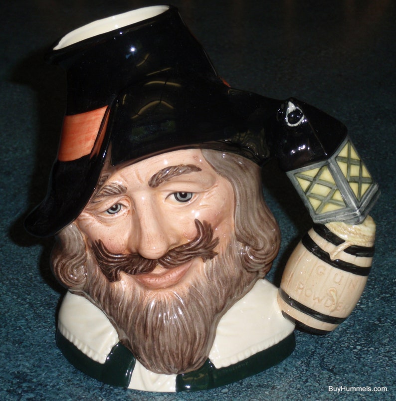 Guy Fawkes Anonymous Character Toby Jug D6861 shops By Royal Doulton - LARGE VERSION - Collectible Birthday Or Christmas Gift!