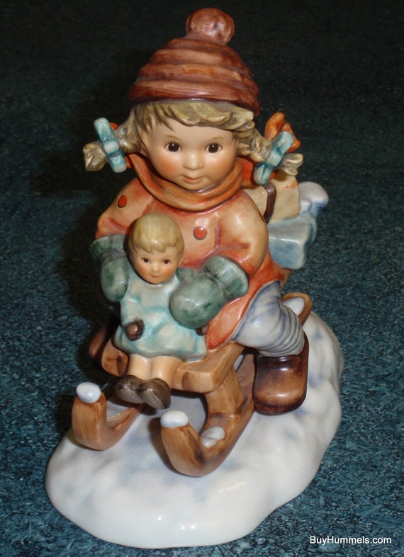 christmas delivery holiday goebel hummel figurine 2014 i tmk7 etsy hummel christmas delivery