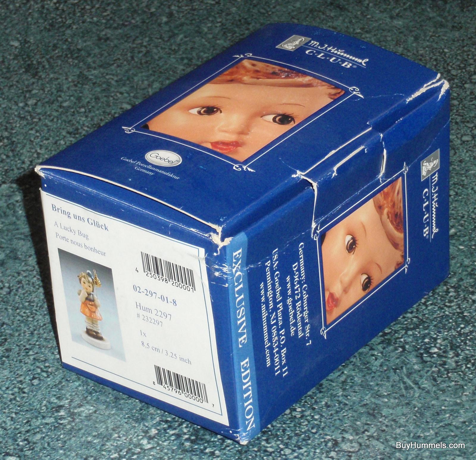 幸運の虫」ゲーベル・フンメル人形 #2297 TMK9 オリジナルボックス付き