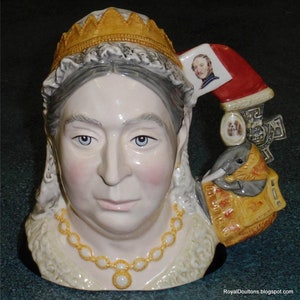 Queen Victoria Royal Doulton Toby Character Jug Of The Year 2001 D7152 Limited Edition Collectible Mother&#39;s Day Or Birthday Gift!