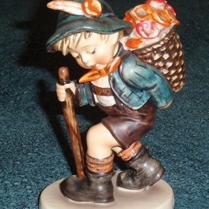 Flower Vendor #381 Goebel Hummel Figurine - Boy With Basket Of Flowers - Cute Collectible Christmas Or Birthday Gift!
