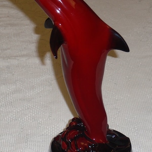 ULTRA RARE Royal Doulton Flambe Dolphin Collectible Figurine The Leap GIFT Nice Collectible Mother's Day Or Birthday Gift image 8