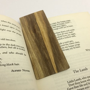 Wooden Bookmark - Natural Hickory (WBM-5)