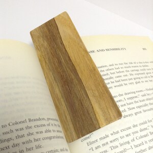 Wooden Bookmark - Natural Hickory (WBM-4)