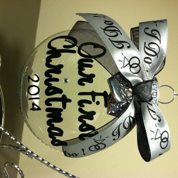 Our First MARRIED Christmas Ornament