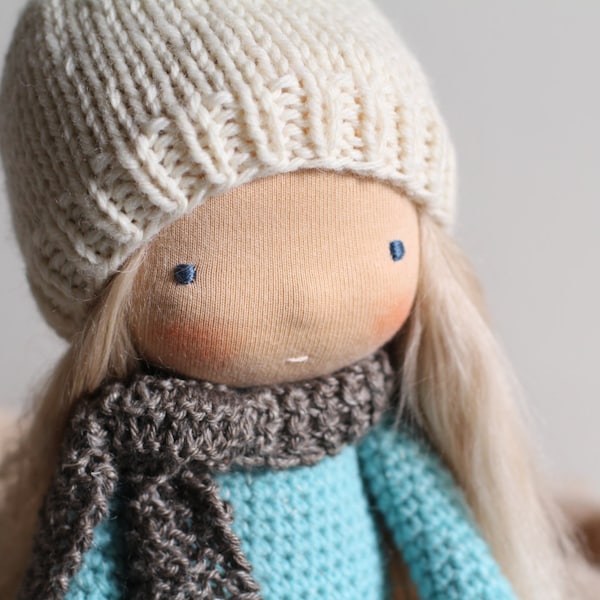 Mera's Hat Pattern PDF, a doll hat knitting pattern