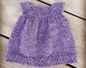 The Dahlia Dress Pattern, Doll Dress, PDF file, Knitting Pattern