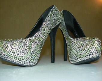 Rhinestone Cthulhu Heels size 9