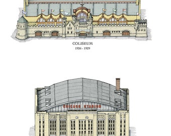 Chicago Blackhawks NHL Hockey Arenas - Guide to the Architecture of Chicago's Sports Stadiums