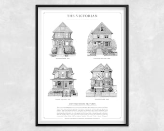 The Victorian, Home Styles Print | Chicago Neighborhood Architecture Series