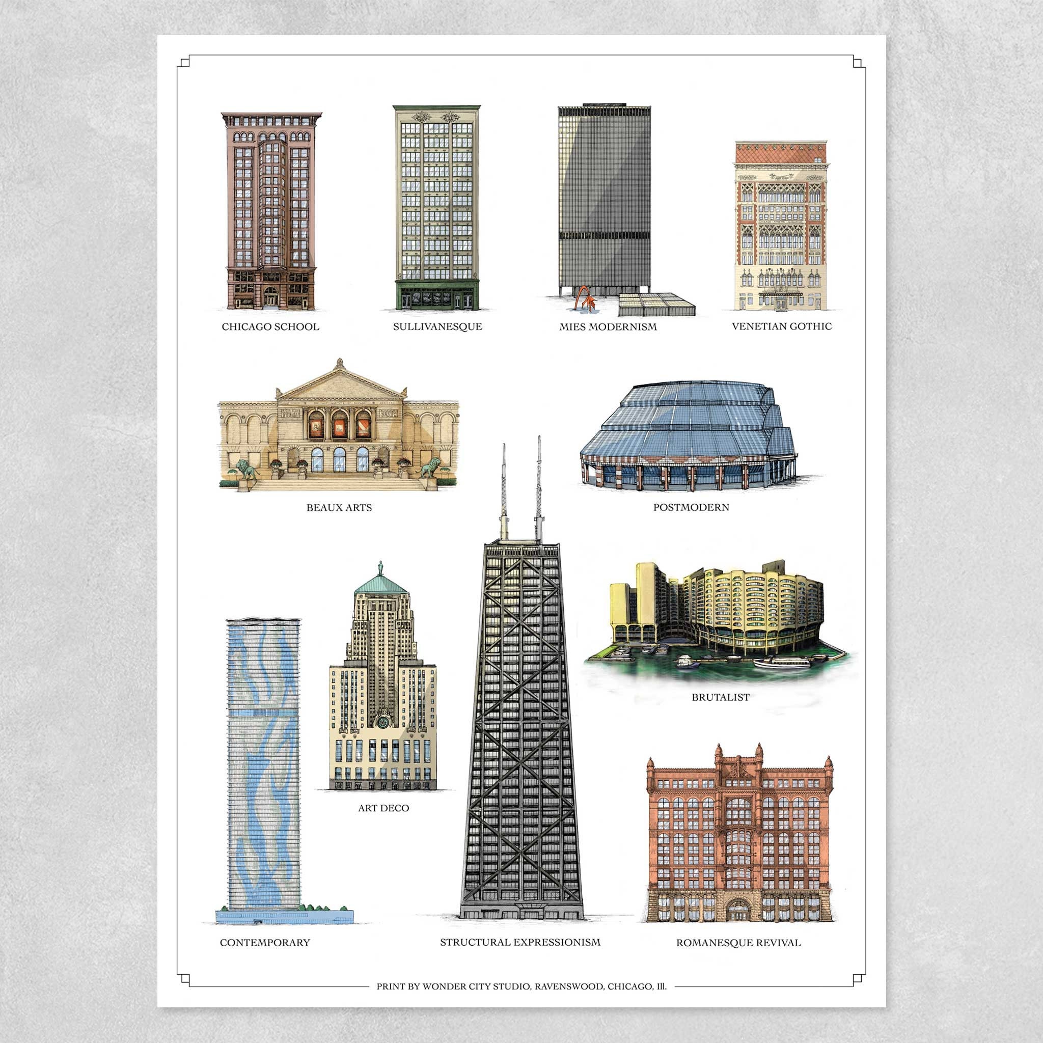 アート・デザイン・音楽 The Chicago School of Architecture il_fullxfull.5278518749_a6p5.jpg