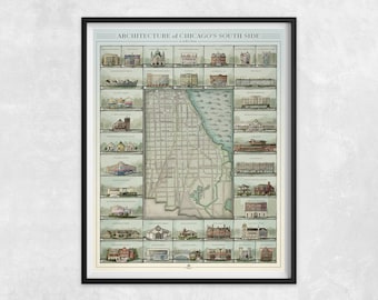 Chicago South Side Architecture Art Print