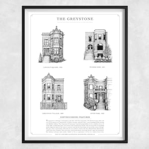 The Greystone, Home Styles Print | Chicago Neighborhood Architecture Series