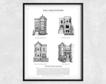 The Greystone, Home Styles Print | Chicago Neighborhood Architecture Series