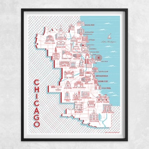 Chicago Neighborhood Landmarks Map