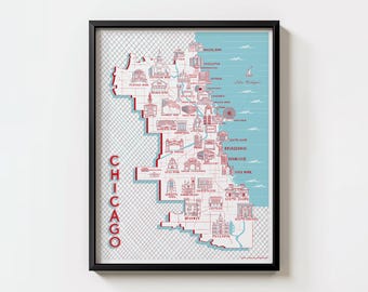 Chicago Neighborhood Landmarks Map