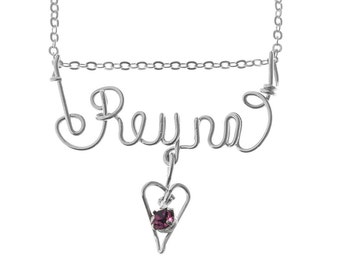 Sterling Silver Handmade Personalized Name Necklace